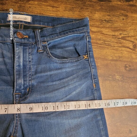 Madewell Jeans 28 Roadtripper High Rise Orson Wash H5804 Stretch Denim - Picture 8 of 12